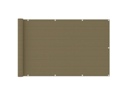 Toldo para balcón VIDAXL Gris Topo (120x400 cm)