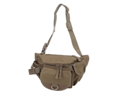 Bolsa De Pesca Portátil De Poliéster Color Caqui Con Cinturón Ajustable Para Pesca, Senderismo Y Escalada.