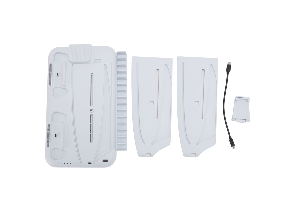 Base De Carga Multifuncional Con Ventilador De Refrigeración Para Soporte De Auriculares Y Controlador Ps5