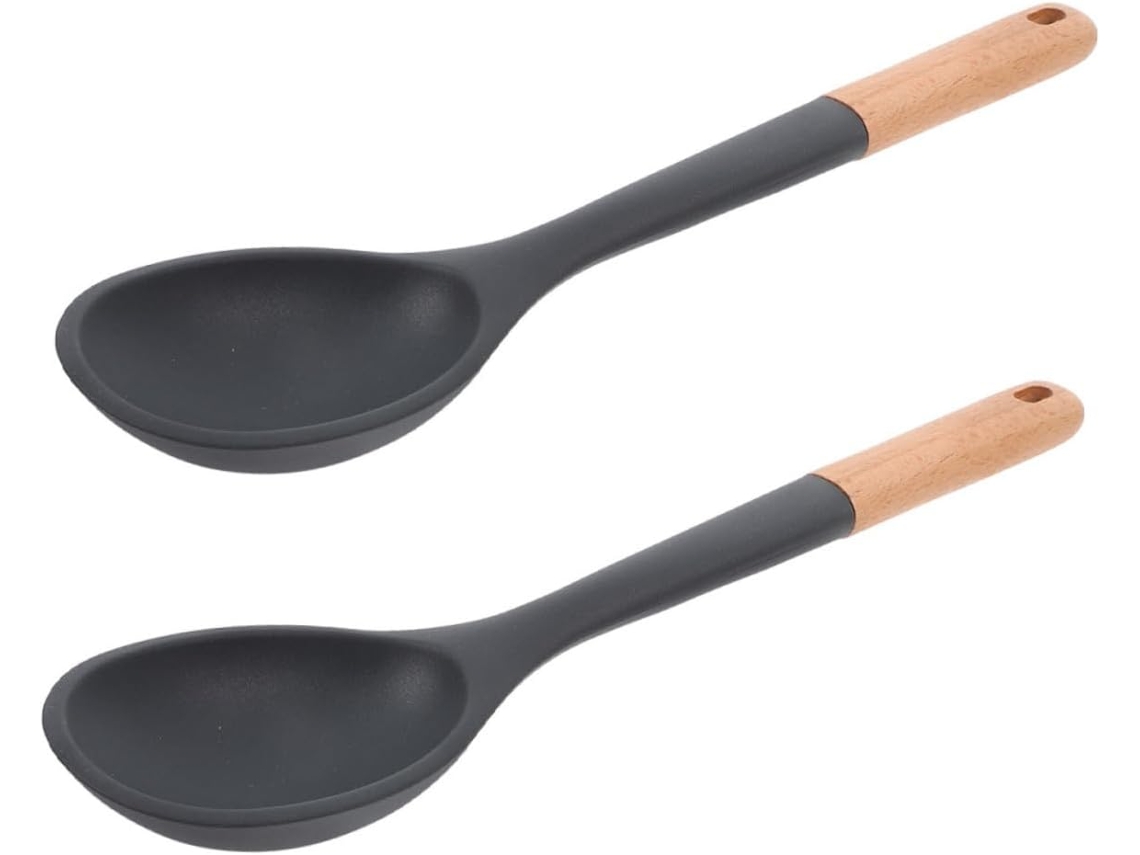Agarre Cómodo. El Mango De Madera Proporciona Un Agarre Cómodo, Menos Propenso A Resbalar, Lo Que Hace Que ...