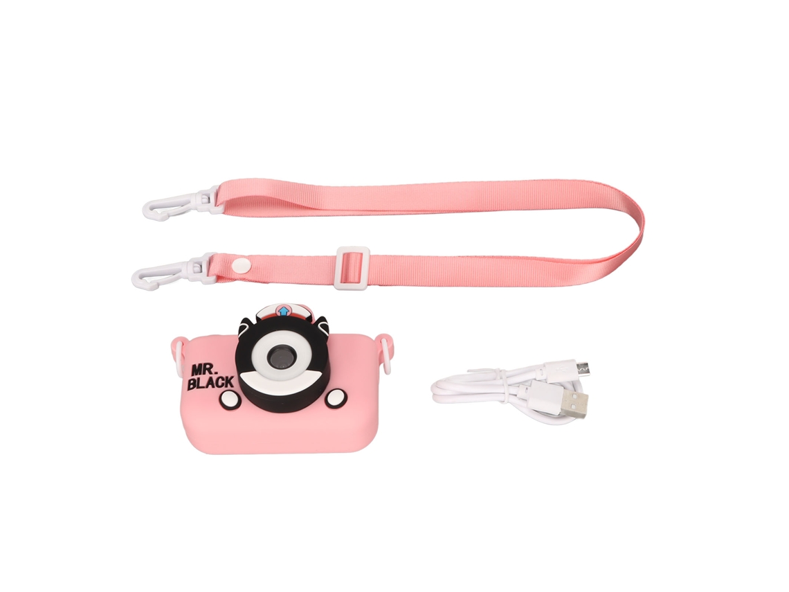 Cámara digital infantil, bonita y ligera, con pantalla de 2 pulgadas, para fotos, vídeos y MP3, para niños de 3 a 10 años, color rosa, sin tarjeta de memoria de 32 GB.