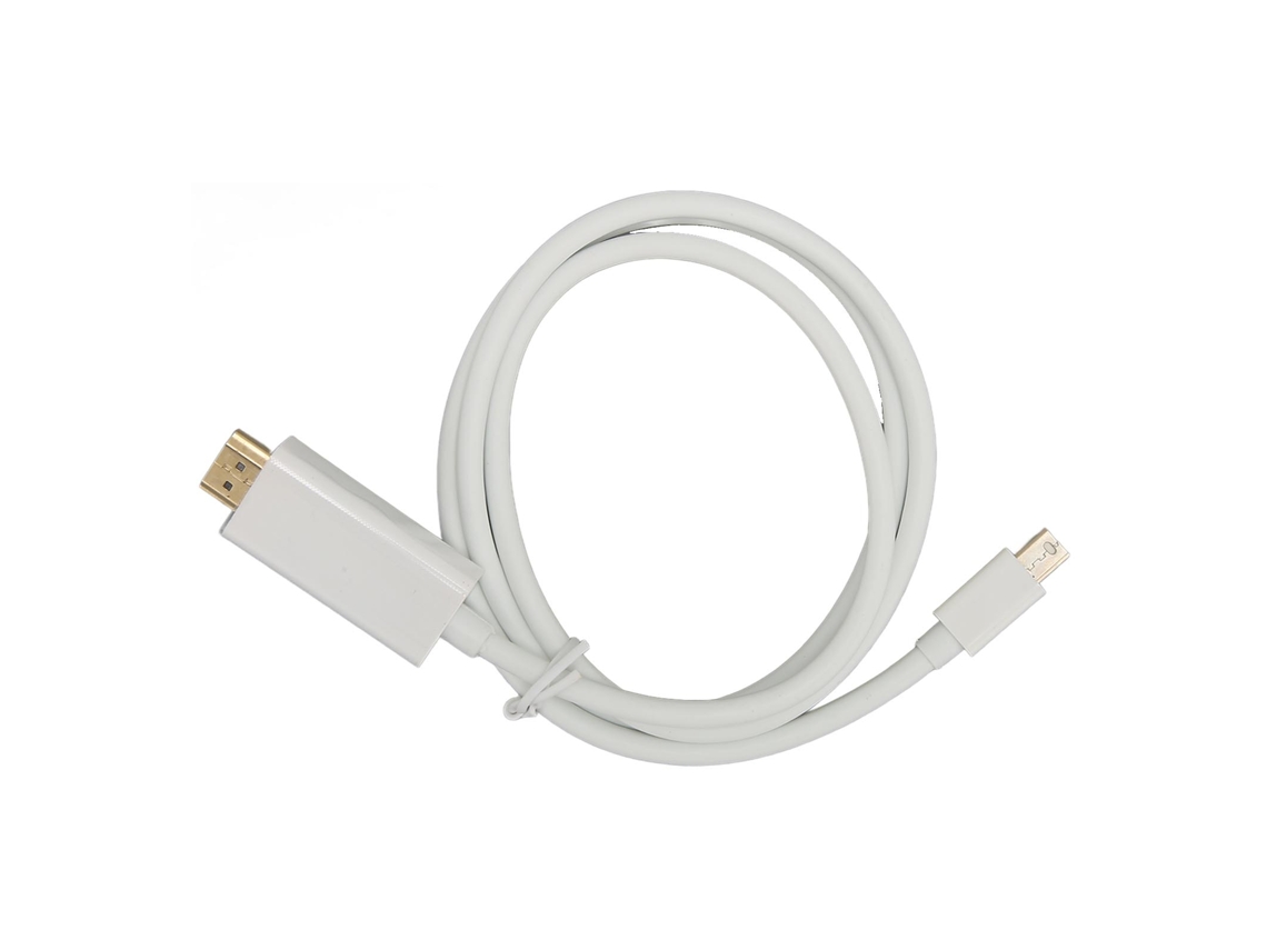 Adaptador Mini Displayport Para Hd Multimedia Interface Macho Para Macho Cavo Profissional Branco 1m/3.3ft