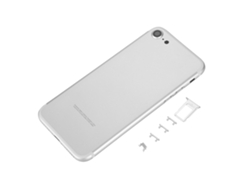 Reemplazo De La Tapa Posterior Del Marco Medio Para Iphone 7 Silver Tapa De La Batería