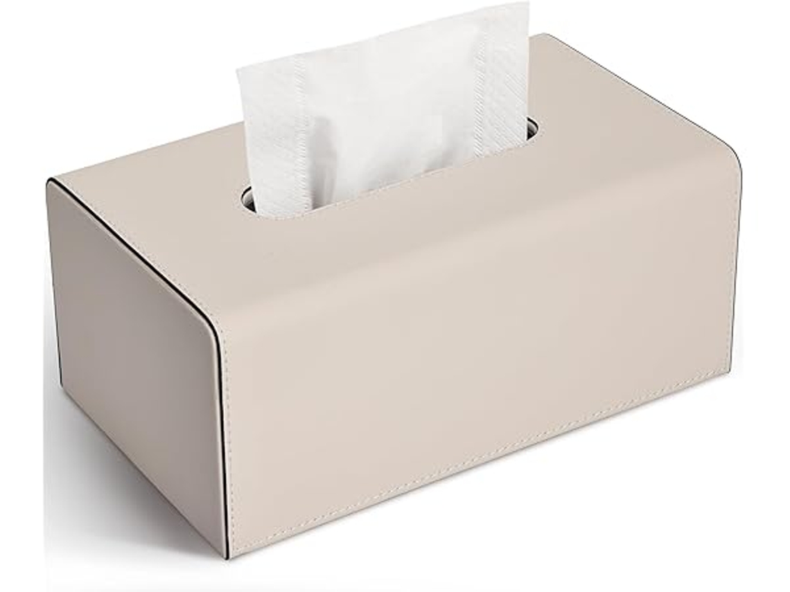 Estuche Para Toallitas Húmedas Y Pañuelos De Papel Imitación Cuero, Uso En La Oficina, El Coche Hogar, Moderno, Funcional, Orden Eficiente