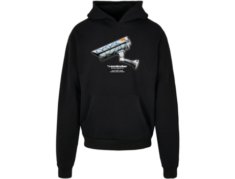 Sweatshirt para Hombre MISTER TEE (S - Algodón - Negro)