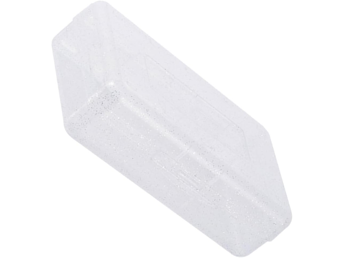 Estuche de plástico transparente para bolígrafos y lápices, estuche escolar grande y multifuncional.