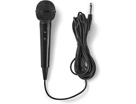 Micrófono con cable NEDIS Mpwd01Bk