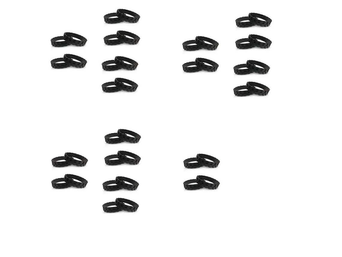 40pcs Tire Skin For Irobot Roomba Wheels Series 500, 600, 700, 800 And 900 Anti-slip, Great Adhesion And Easy Assembly.