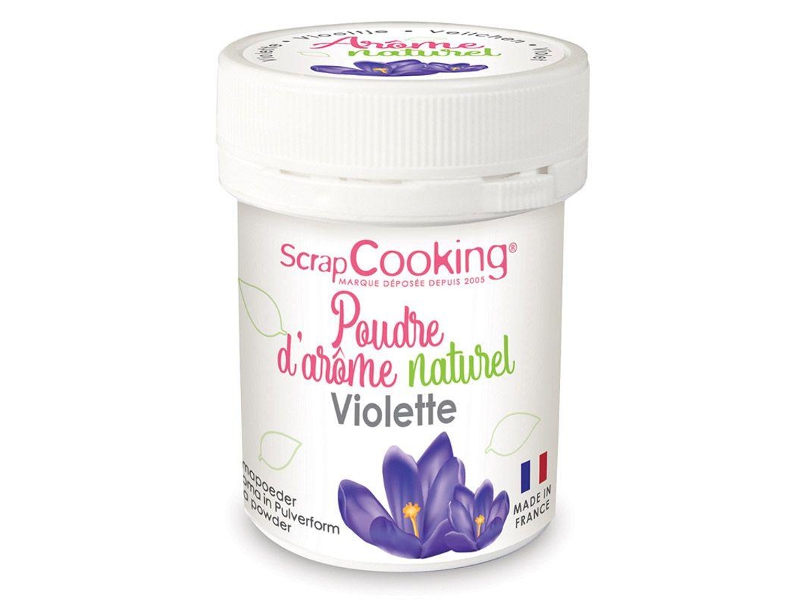 Aroma alimentario natural en polvo 15 g - Violeta