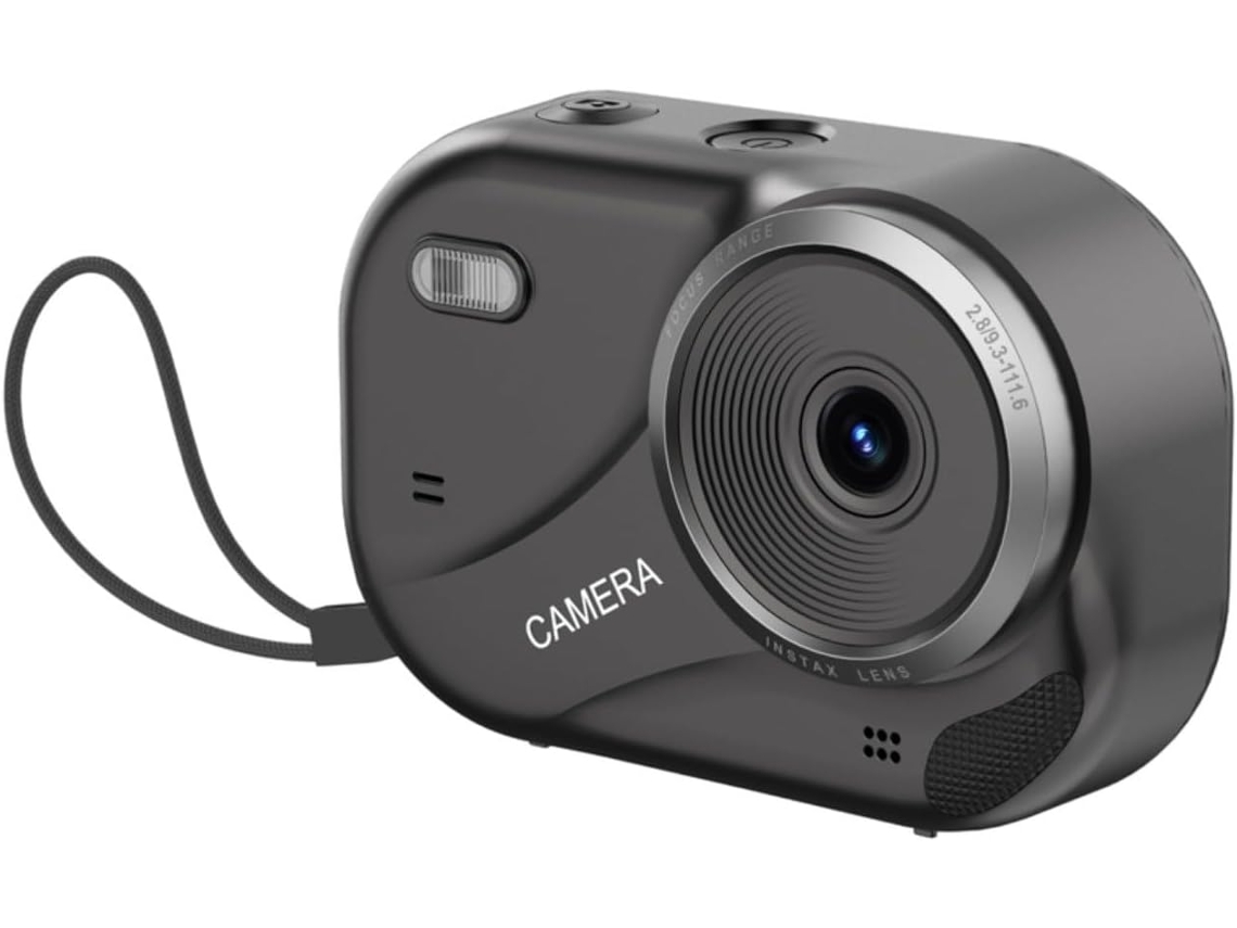 Cámara Compacta 4k Con Zoom De 16x, Pantalla Hd De 48 Mp, Linterna Y Soporte.