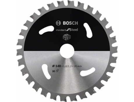 Disco de Sierra Circular BOSCH Para Sierra Sin Cables Standard para Acero 140x1.6/1.2x20 T30