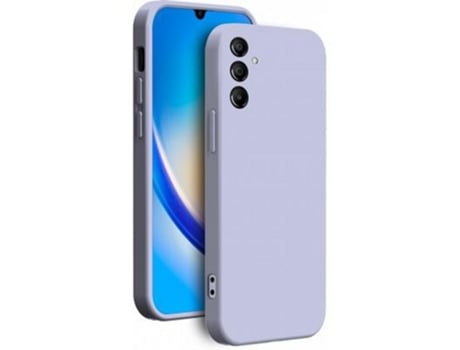 Funda para Samsung Galaxy 5/A14 BIGBEN CONNECTED Silicona Morado