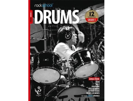 Libro ROCKSCHOOL Drums - Grade 5 2018+ (Para Batería - Idioma: Inglés)