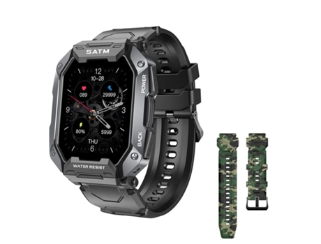 Reloj Inteligente Hombre IP68 5ATM Impermeable Monitor de Salud Smartwatch para Android IOS Oxygen Fitness Watch VEANXIN