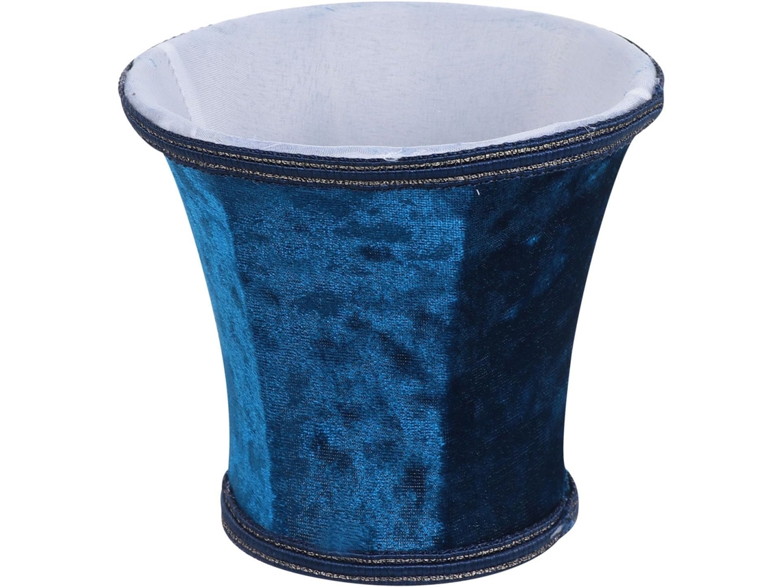 Cubierta De Lámpara De Tela Azul, Decoración Ligera Y Fácil Instalación, Para Adorno Y Uso De Lámparas.