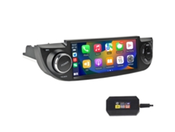 Autorradio para Fiat 500 (2007-2015) - Android 15, 2 GB + 64 GB, CarPlay y Android Auto inalámbricos, GPS, DSP, adaptador DAB+, Bluetooth