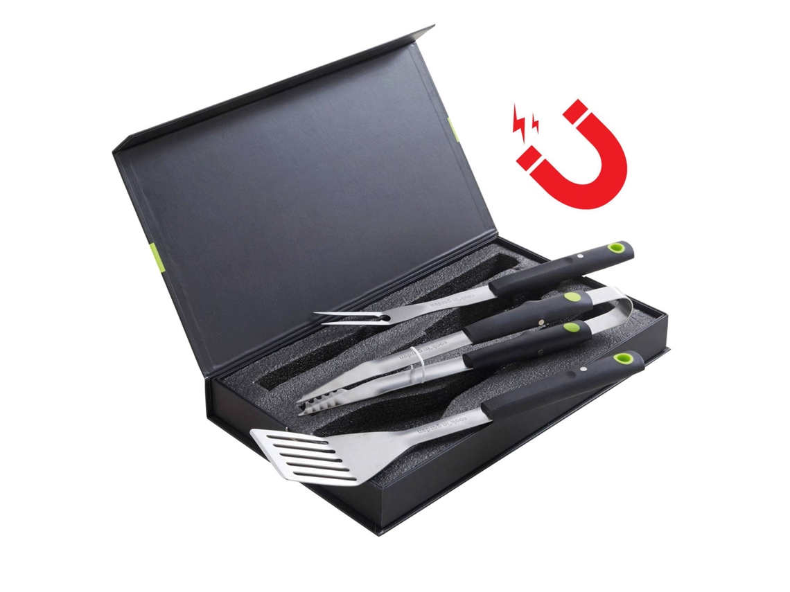 Juego de 3 accesorios magnéticos para barbacoa COOK'IN GARDEN