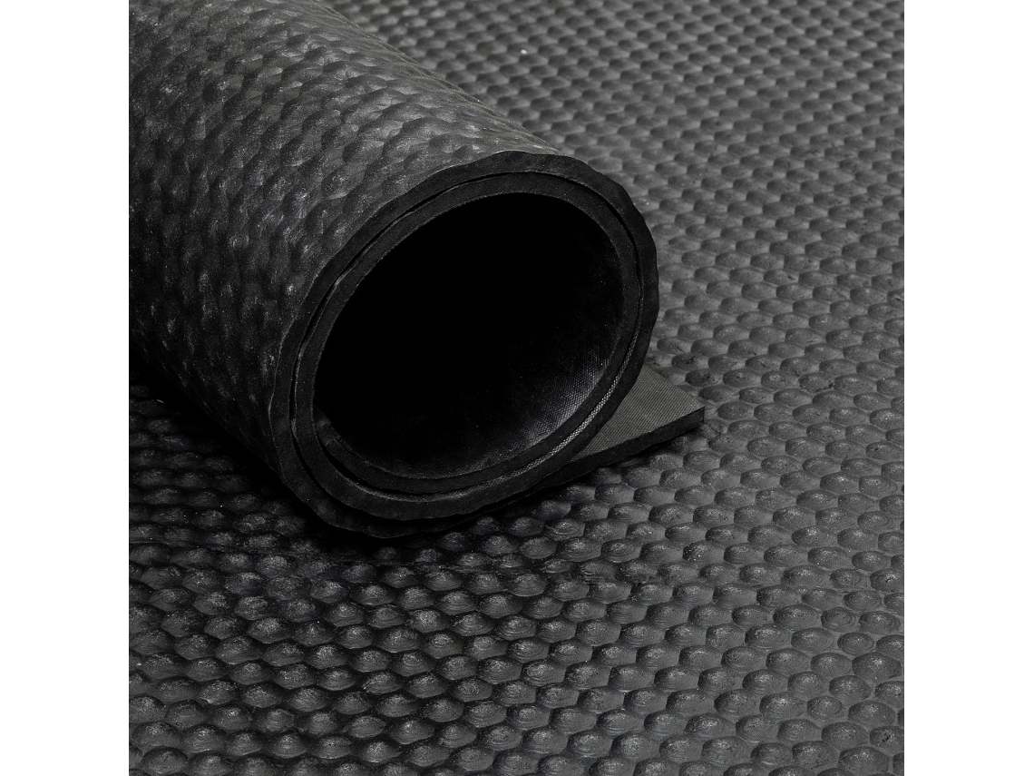 Corredor de goma / alfombra de goma en rollo Hammerhead 8 mm - Ancho 180 cm