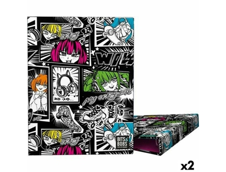 Carpeta de anillas BITS&BOBS Yuku A4 (2 Unidades)