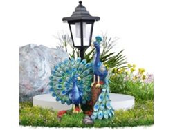 Estatua De Luz Solar Generico - Escultura De Resina, Lámpara De Noche Decorativa, Iluminación Exterior Impermeable Para