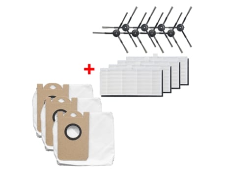 Accesorios para aspiradoras VIOMI S9, paño de mopa, bolsa para polvo, cepillos laterales, filtros HEPA, cepillo de limpieza, fregonas, piezas de re...