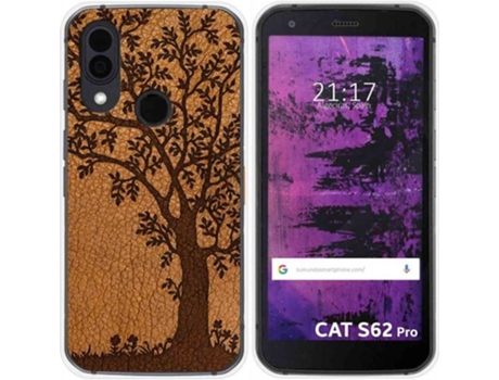 Carcasa CAT S62 Pro TUMUNDOSMARTPHONE Cuero 03 Multicolor