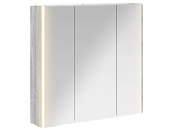 Maison Exclusive - Armario Con Espejo De Baño Gris Sonoma 73.5 X 15.5 X 70 Cm