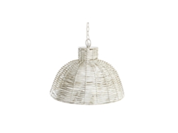 Lámpara de techo de hierro blanco, 38x28x24cm ALEXANDRA HOUSE LIVING