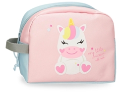 Neceser enrollable de poliéster rosa Happy Pets
