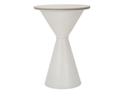 Mesa Doble Blanca Cm Ø 44,5x63 Mauro Ferretti