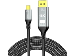 Adaptadores De Cable Usb C 2.1 Compatibles Con Resolución Uhd 16k, 8k Y 4k, Y Alta Frecuencia De Actualización.