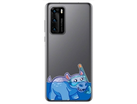 Carcasa Huawei P40 TUMUNDOSMARTPHONE Dibujos Transparente Multicolor