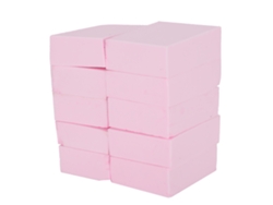 10pcs Esponja Escova De Banho Spa Rosa Para Adultos E Crianças - Material Pva Durável