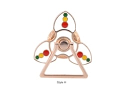 Soporte Anular Con Giroscopio Para Teléfono (soporte Para Teléfono, Giro En La Punta De Los Dedos)