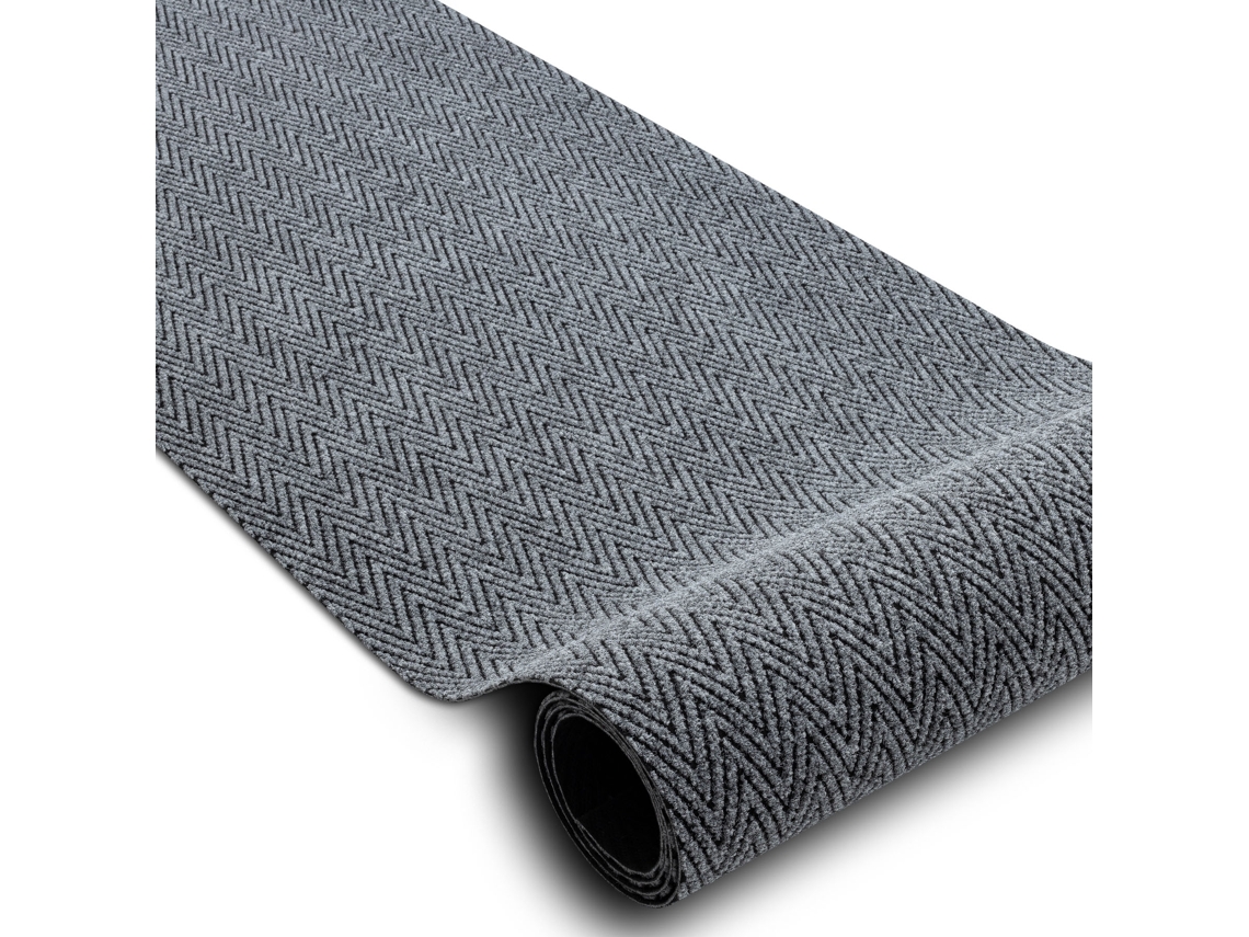 Alfombrilla Antideslizante 100 cm Magnus 2954 Zigzag Gris