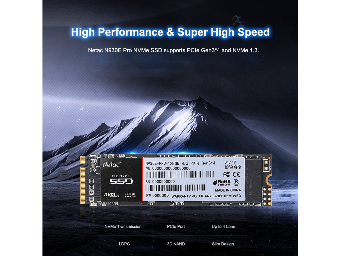 Netac N930e Pro M.2 2280 512gb Nvme Pcie Gen3*4 Ssd Flash Nand 3d Mlc/tlc