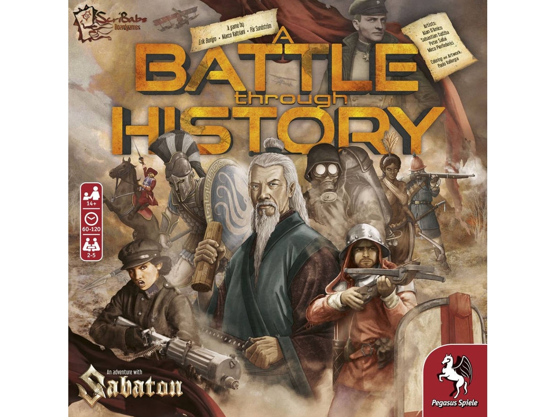 Juego de Mesa PEGASUS SPIELE A Battle through History (Edad Minima: 14 años)