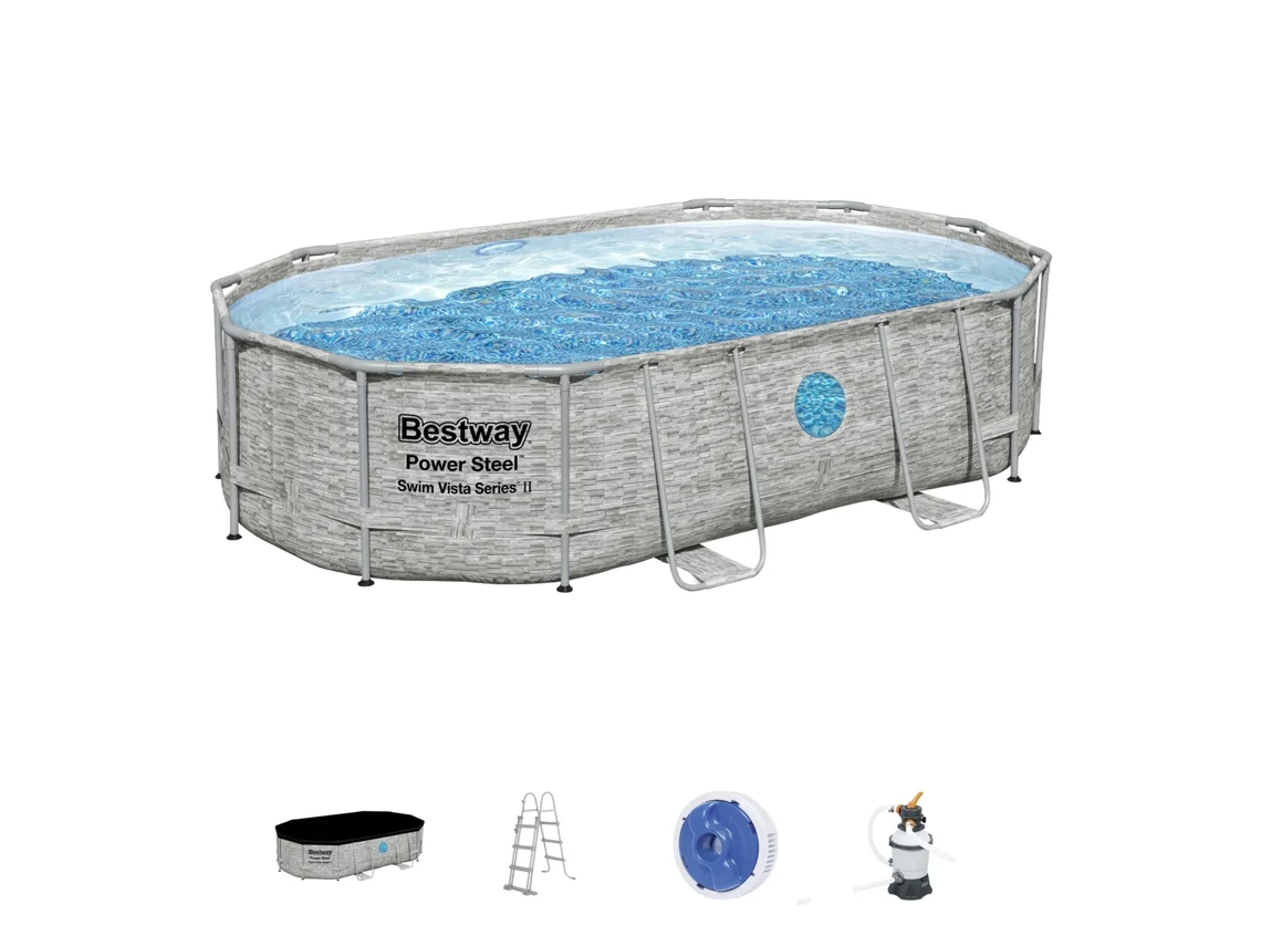 Piscina Tubular BESTWAY 56946 (10949 L - 305x107cm)