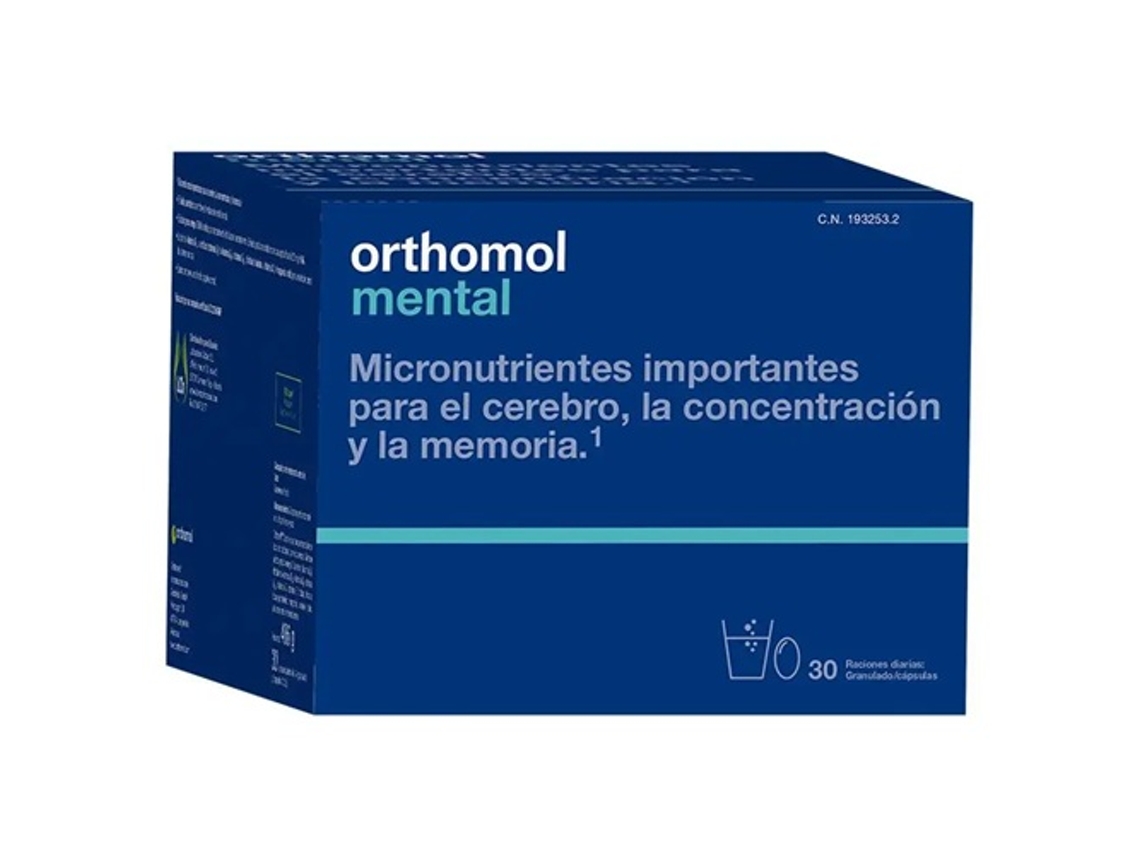 Complemento Alimentar ORTHOMOL Ortomol Mental (30 comprimidos)