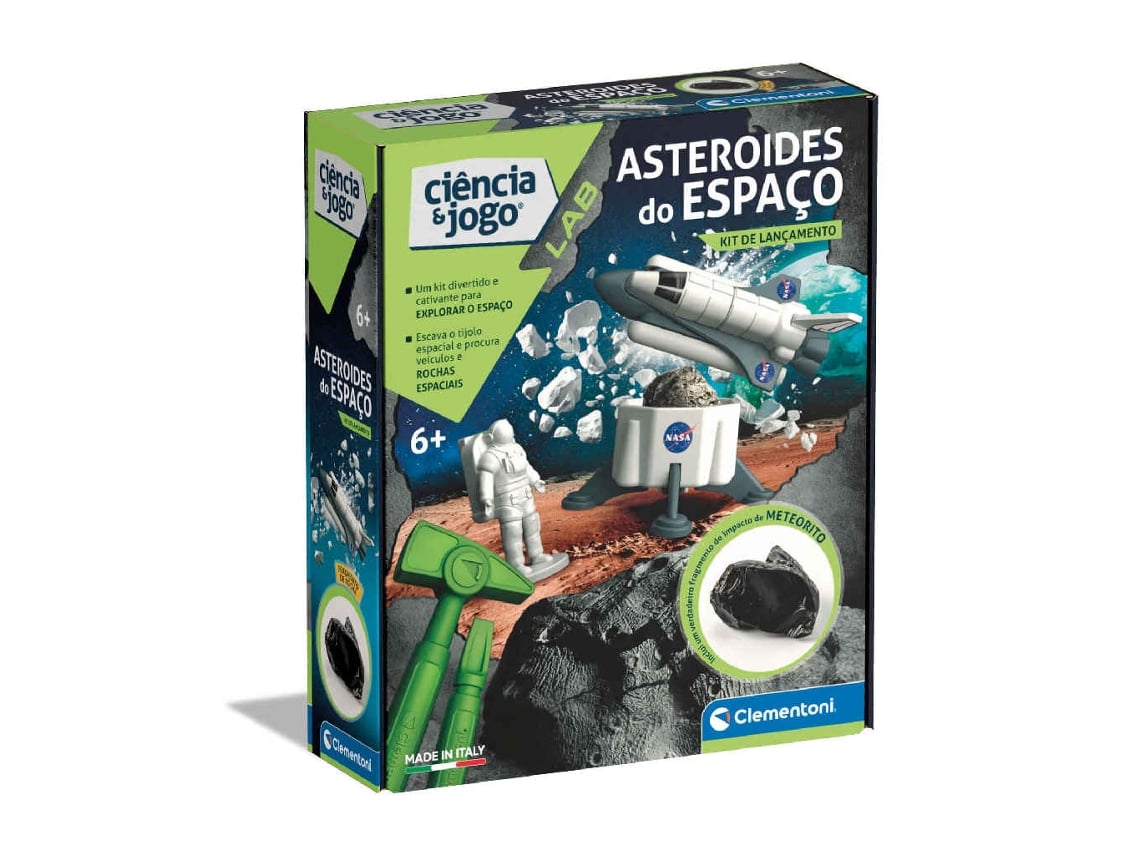 Laboratorio Asteroides del kit de languidez del espacio CLEMENTI CIENCIA & JUEGO 67735 (Edad recomendada: 6 años)