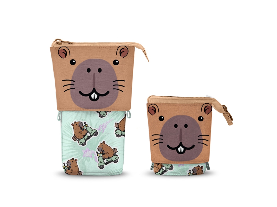 Estuche para lápices Oh My Pop Capybara, lindo y multicolor ¡Oh My Pop!