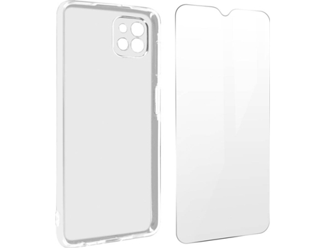 Carcasa Samsung Galaxy A22 5G AVIZAR PACK-360-CL-A226F Protección 360° Transparente