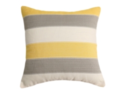 Funda De Almohada Moderna Y Sencilla De Imitación De Algodón Y Cáñamo Con Rayas Geométricas Para Sofá De Sala De Estar