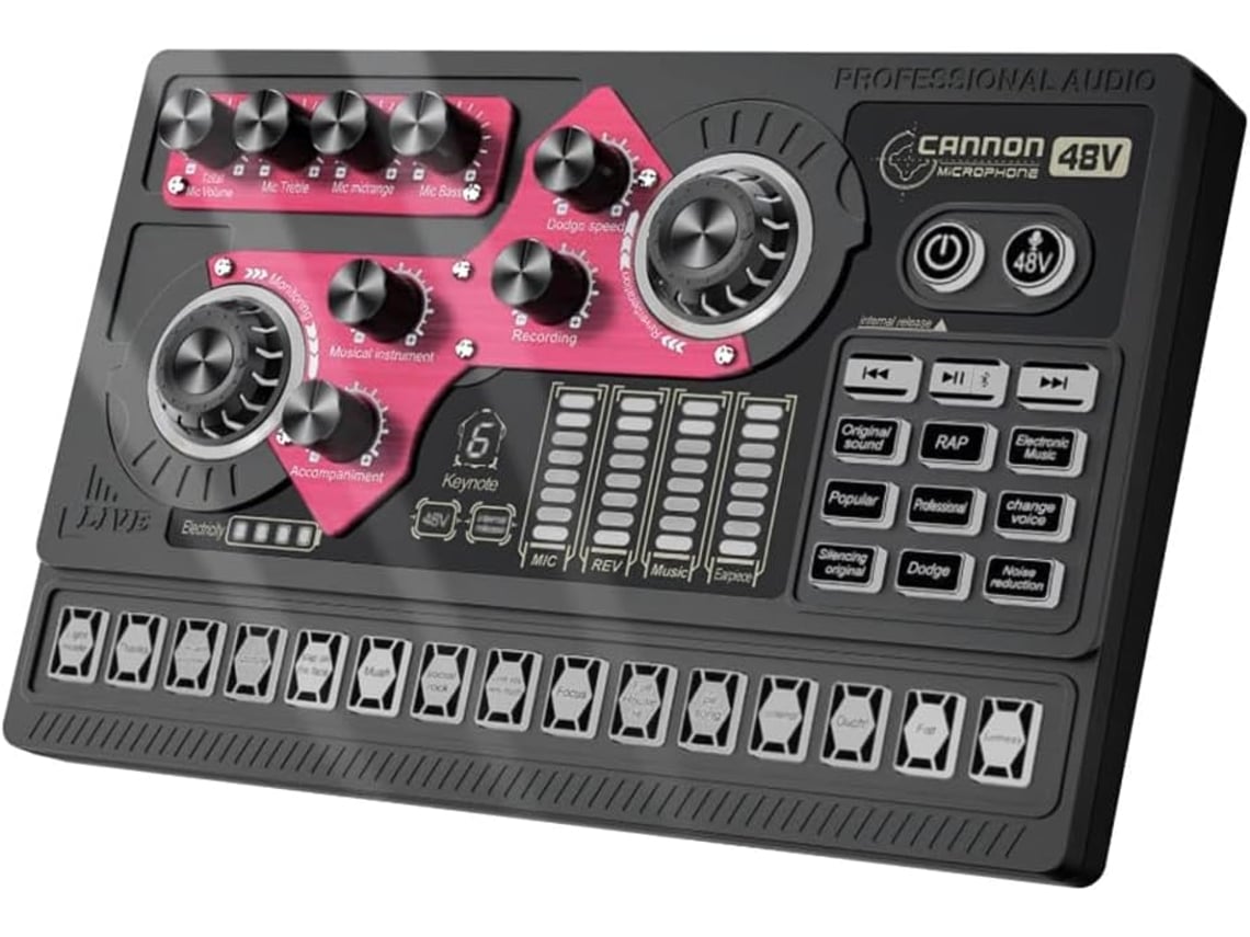 Paquete De Equipos Para Podcast: Interfaz De Audio X5, Mezclador, Tarjeta De Sonido Y