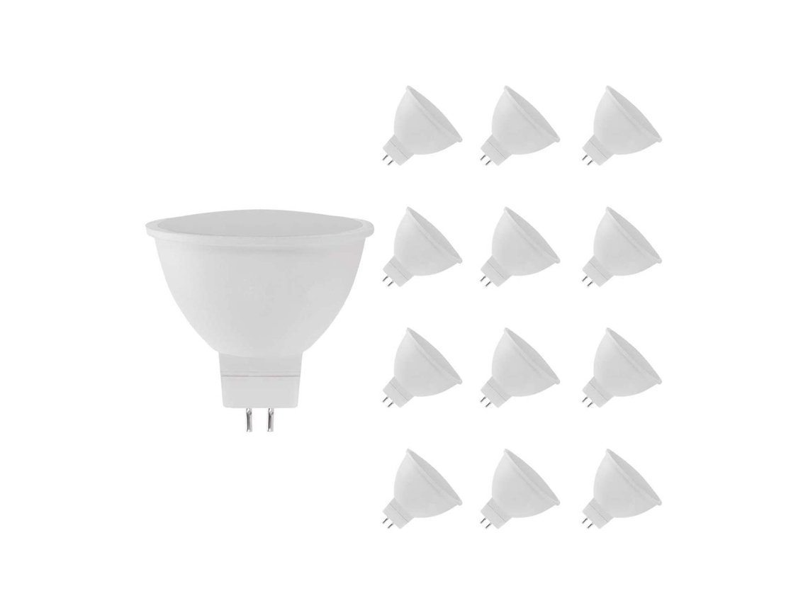 Pack 12 Bombillas LED GU5.3 Spotlight 8W Equi.60W 700lm Raydan Home