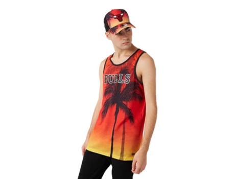 New Era Summer City Aop Chicago Bulls Braces T-Shirt