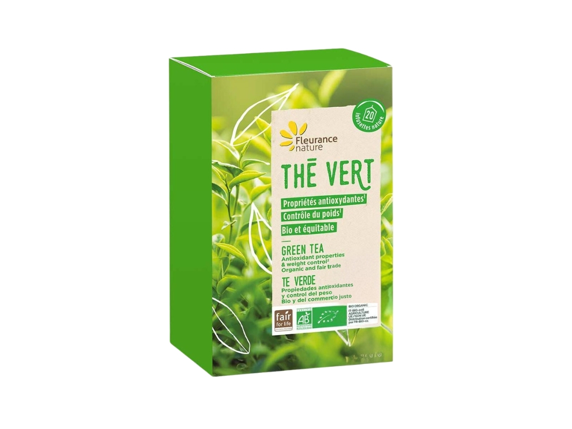 Té Verde Fair Trade Eco Fleurance Nature 20 Bolsitas