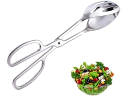 Pinzas Cocina Inox Multifunción Tipo Tijera Plata