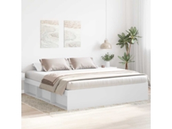 Estructura De Cama Blanca 200x200 Cm