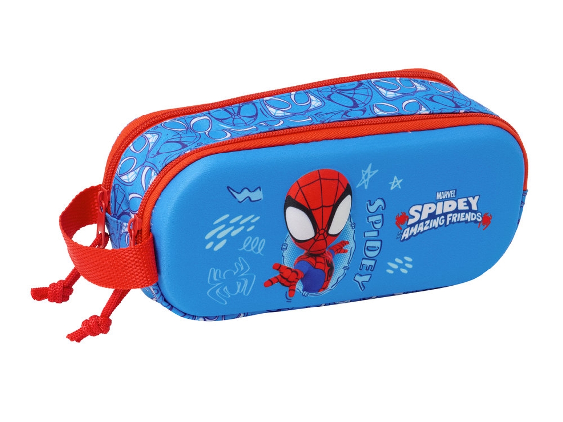 Estuche Doble SPIDERMAN Spidey 3D (21 x 8 x 6 cm)